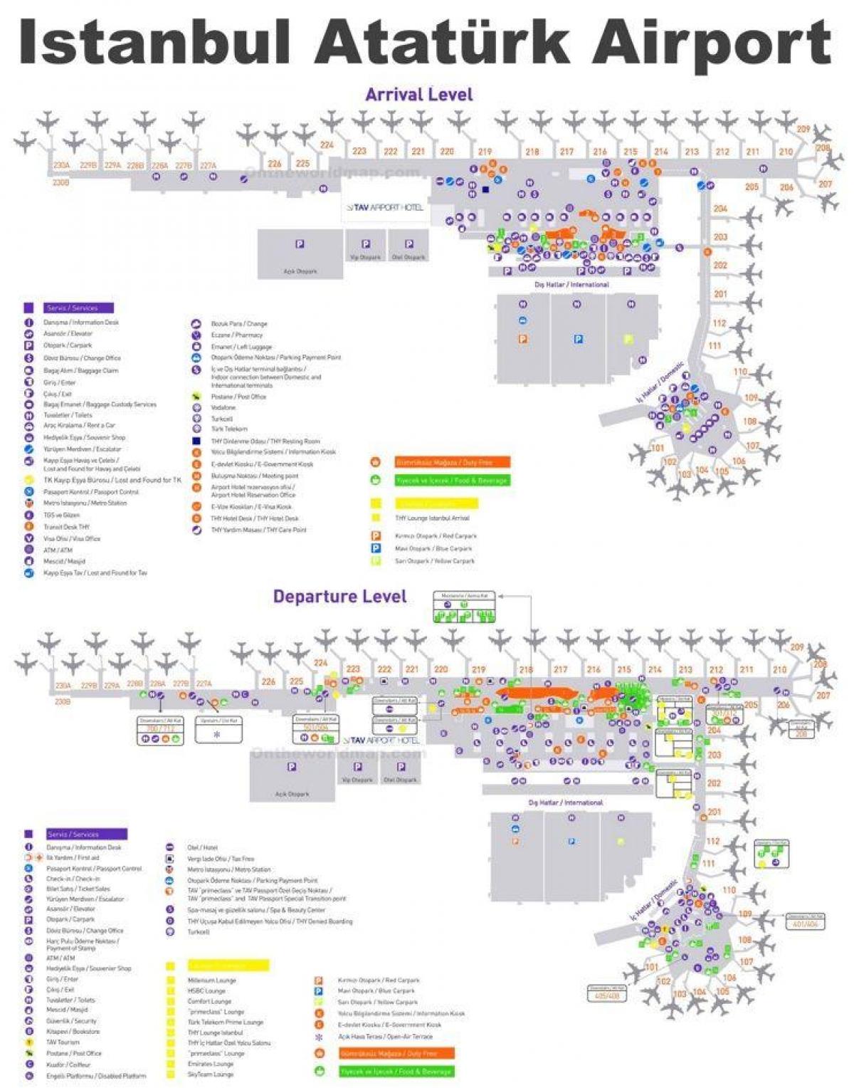 estambul, turquía aeropuerto mapa