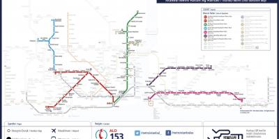 Estambul línea de metro mapa