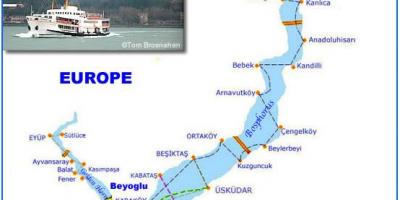 Bósforo ferry mapa