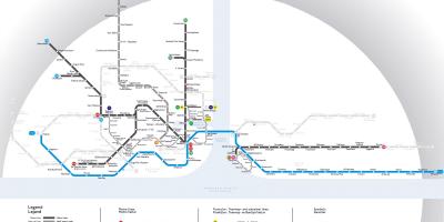 Marmaray mapa del metro